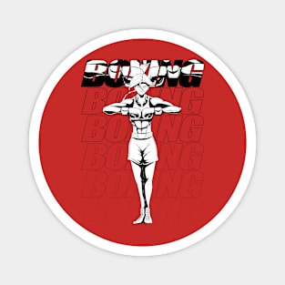 SSv1 Boxing FeMale Graphic Magnet